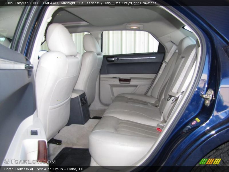 Midnight Blue Pearlcoat / Dark Slate Gray/Light Graystone 2005 Chrysler 300 C HEMI AWD