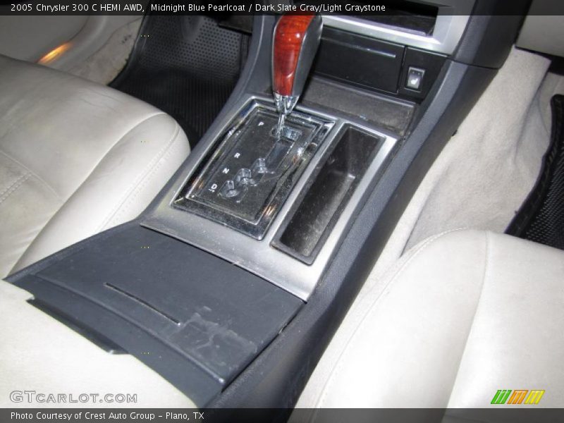 Midnight Blue Pearlcoat / Dark Slate Gray/Light Graystone 2005 Chrysler 300 C HEMI AWD