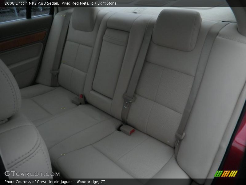 Vivid Red Metallic / Light Stone 2008 Lincoln MKZ AWD Sedan
