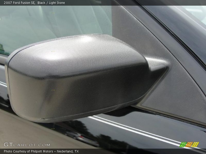 Black / Light Stone 2007 Ford Fusion SE