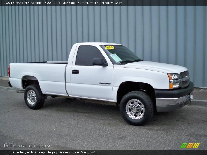 Summit White / Medium Gray 2004 Chevrolet Silverado 2500HD Regular Cab