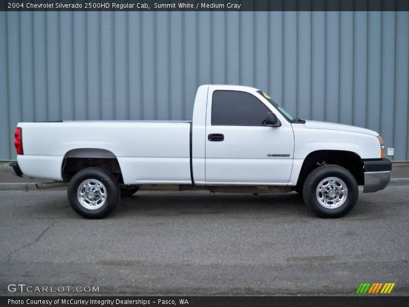 Summit White / Medium Gray 2004 Chevrolet Silverado 2500HD Regular Cab