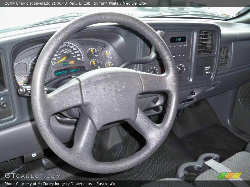 Summit White / Medium Gray 2004 Chevrolet Silverado 2500HD Regular Cab