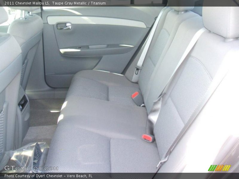 Taupe Gray Metallic / Titanium 2011 Chevrolet Malibu LS