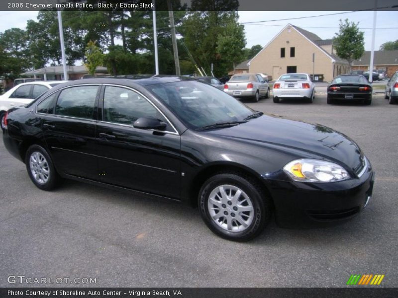 Black / Ebony Black 2006 Chevrolet Impala Police