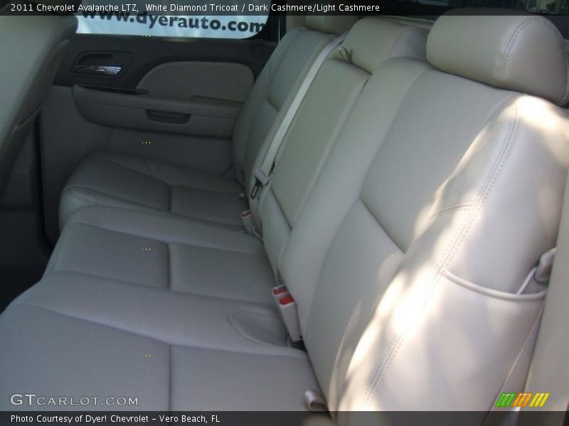 White Diamond Tricoat / Dark Cashmere/Light Cashmere 2011 Chevrolet Avalanche LTZ