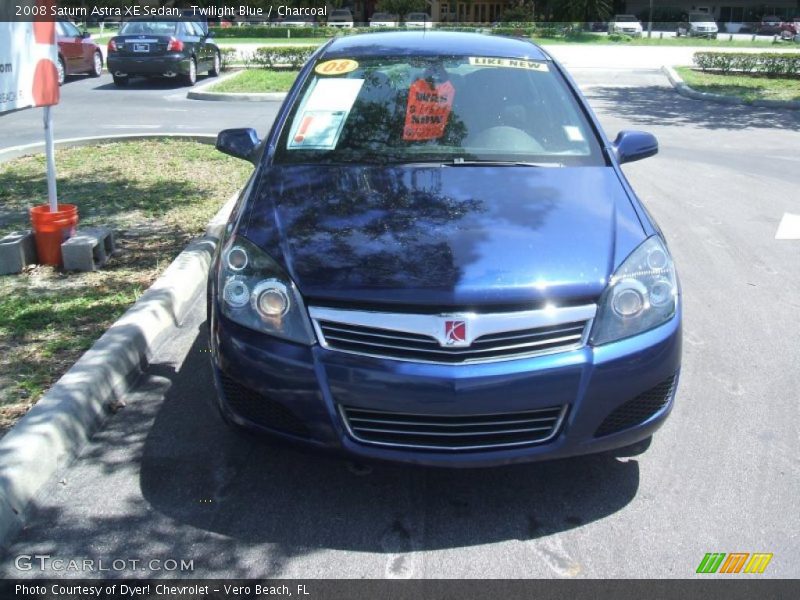 Twilight Blue / Charcoal 2008 Saturn Astra XE Sedan