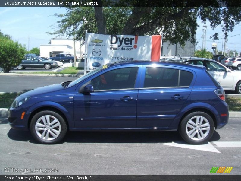 Twilight Blue / Charcoal 2008 Saturn Astra XE Sedan