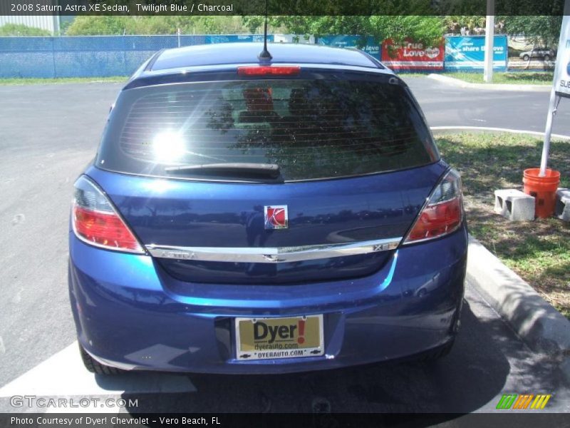 Twilight Blue / Charcoal 2008 Saturn Astra XE Sedan
