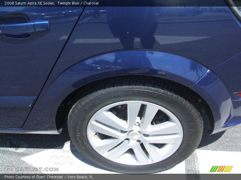 Twilight Blue / Charcoal 2008 Saturn Astra XE Sedan