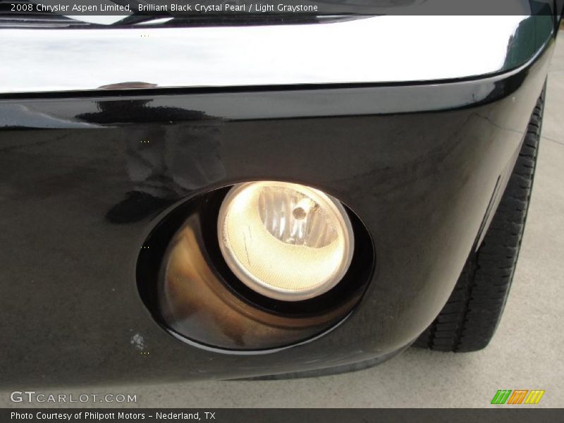 Brilliant Black Crystal Pearl / Light Graystone 2008 Chrysler Aspen Limited
