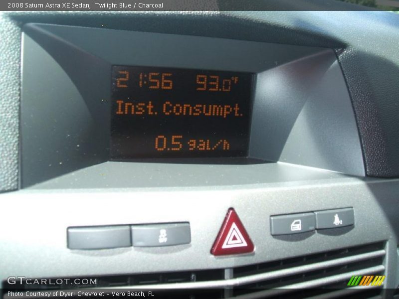 Twilight Blue / Charcoal 2008 Saturn Astra XE Sedan