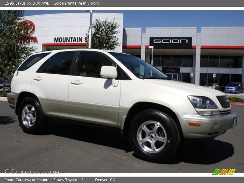 Golden White Pearl / Ivory 1999 Lexus RX 300 AWD