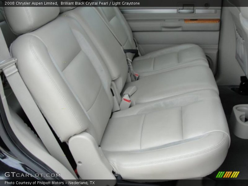 Brilliant Black Crystal Pearl / Light Graystone 2008 Chrysler Aspen Limited