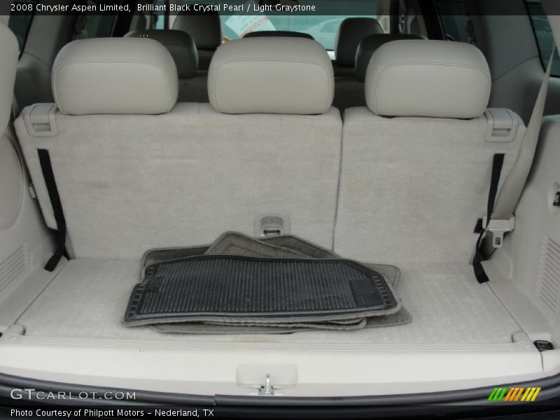 Brilliant Black Crystal Pearl / Light Graystone 2008 Chrysler Aspen Limited
