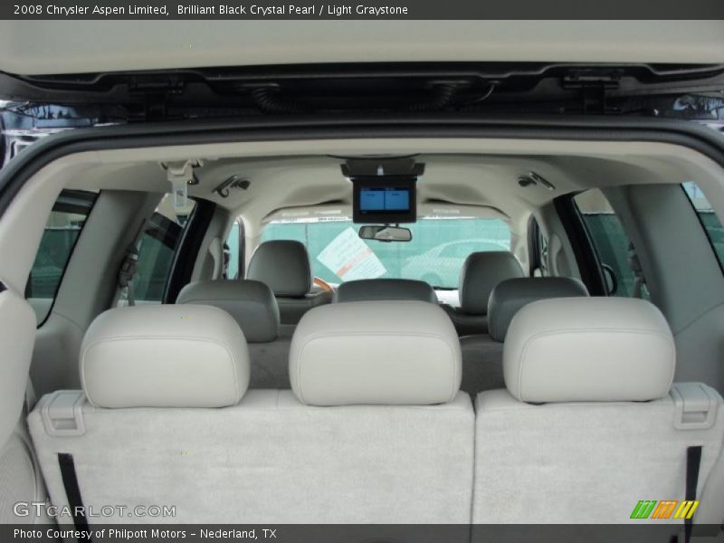 Brilliant Black Crystal Pearl / Light Graystone 2008 Chrysler Aspen Limited