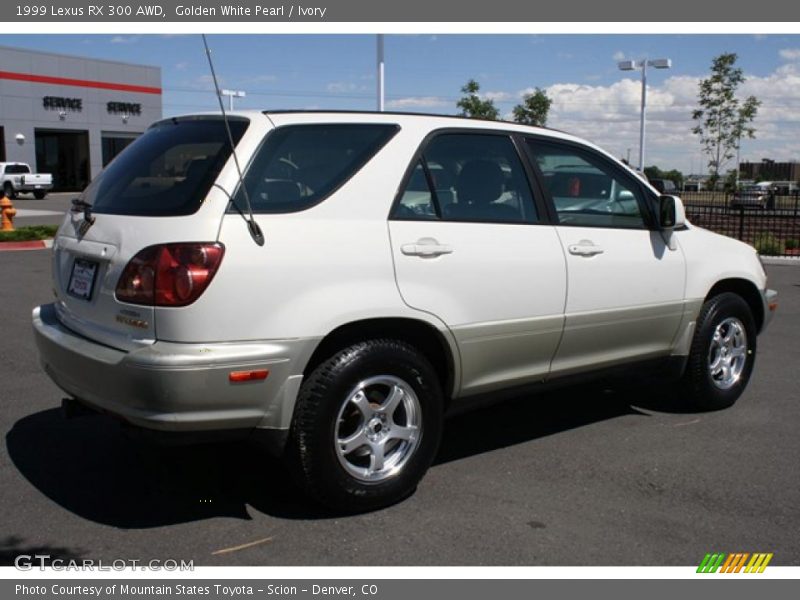 Golden White Pearl / Ivory 1999 Lexus RX 300 AWD