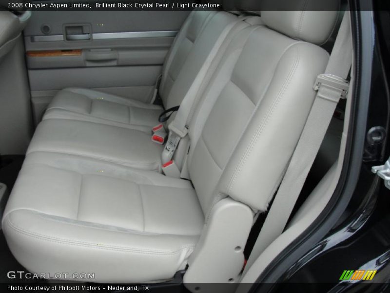Brilliant Black Crystal Pearl / Light Graystone 2008 Chrysler Aspen Limited