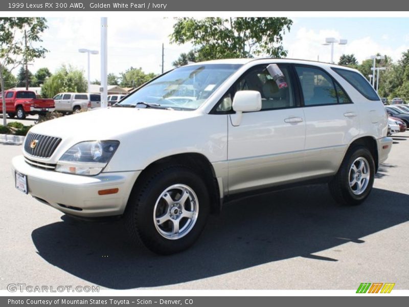 Golden White Pearl / Ivory 1999 Lexus RX 300 AWD
