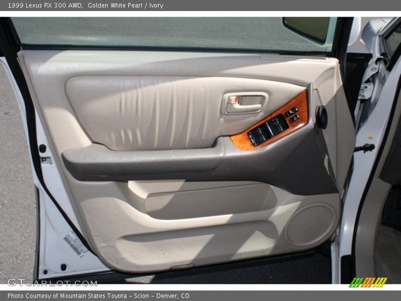 Golden White Pearl / Ivory 1999 Lexus RX 300 AWD