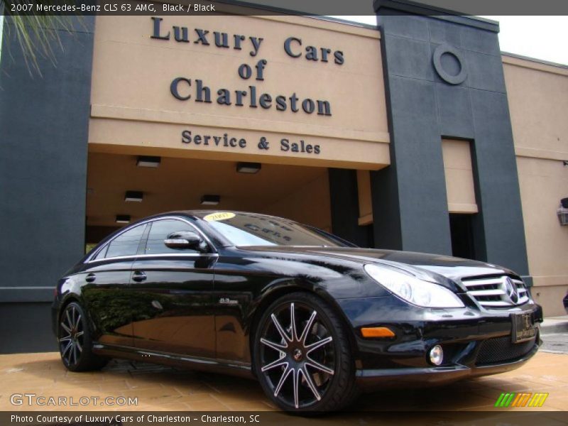 Black / Black 2007 Mercedes-Benz CLS 63 AMG