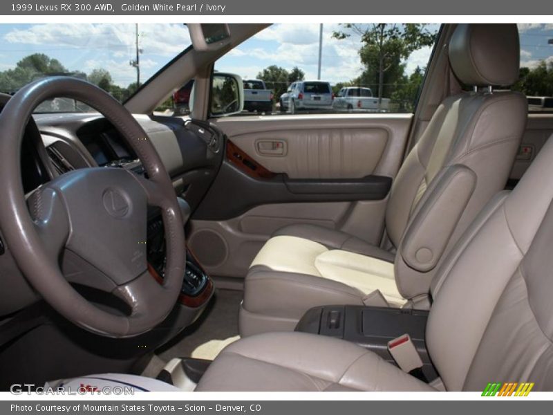 Golden White Pearl / Ivory 1999 Lexus RX 300 AWD