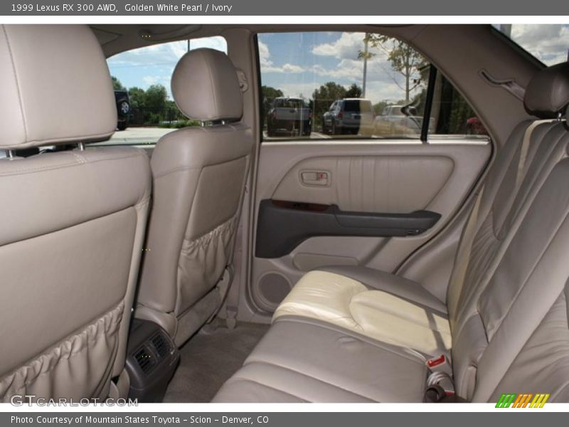 Golden White Pearl / Ivory 1999 Lexus RX 300 AWD