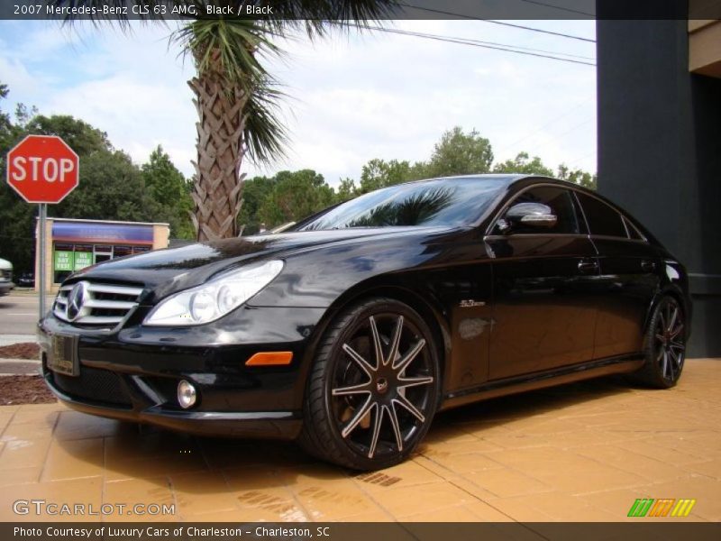 Black / Black 2007 Mercedes-Benz CLS 63 AMG