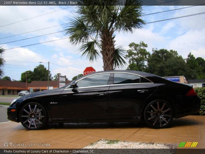 Black / Black 2007 Mercedes-Benz CLS 63 AMG