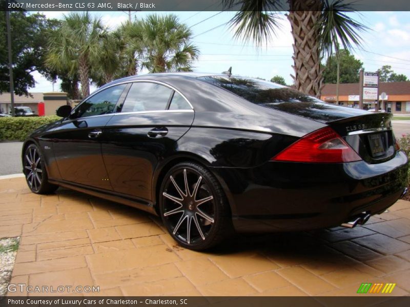 Black / Black 2007 Mercedes-Benz CLS 63 AMG