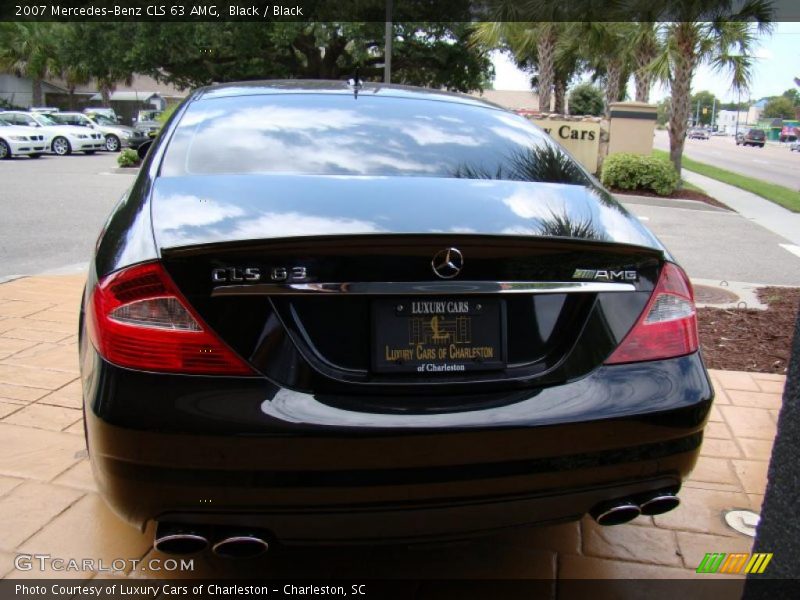 Black / Black 2007 Mercedes-Benz CLS 63 AMG