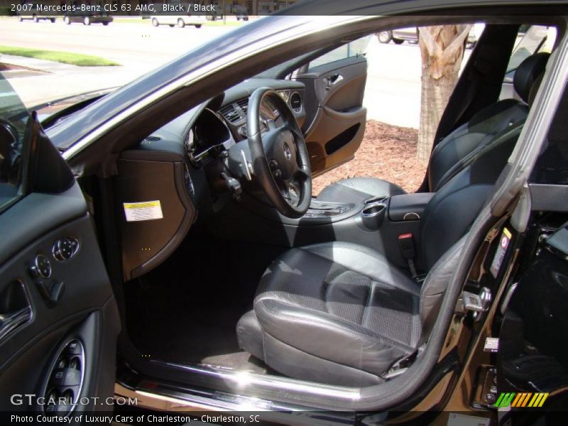 Black / Black 2007 Mercedes-Benz CLS 63 AMG