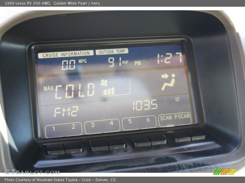 Golden White Pearl / Ivory 1999 Lexus RX 300 AWD