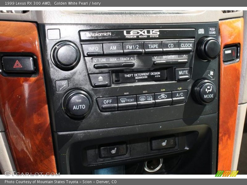 Golden White Pearl / Ivory 1999 Lexus RX 300 AWD