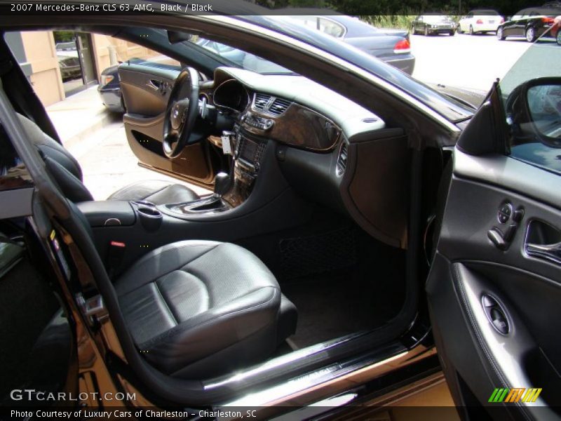 Black / Black 2007 Mercedes-Benz CLS 63 AMG