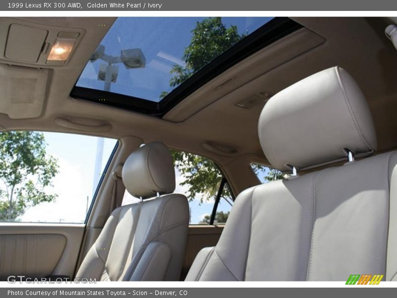 Golden White Pearl / Ivory 1999 Lexus RX 300 AWD