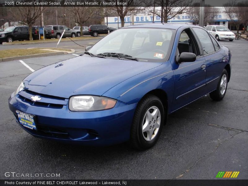 Arrival Blue Metallic / Neutral Beige 2005 Chevrolet Cavalier Sedan