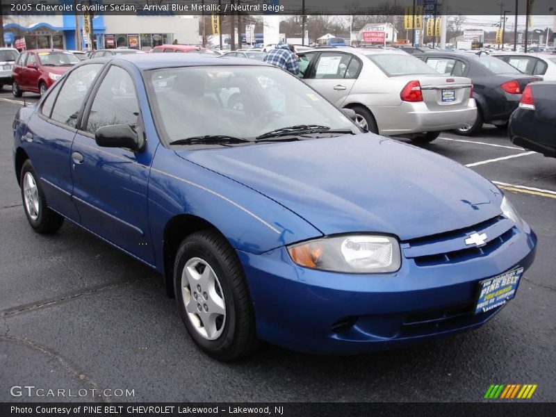 Arrival Blue Metallic / Neutral Beige 2005 Chevrolet Cavalier Sedan