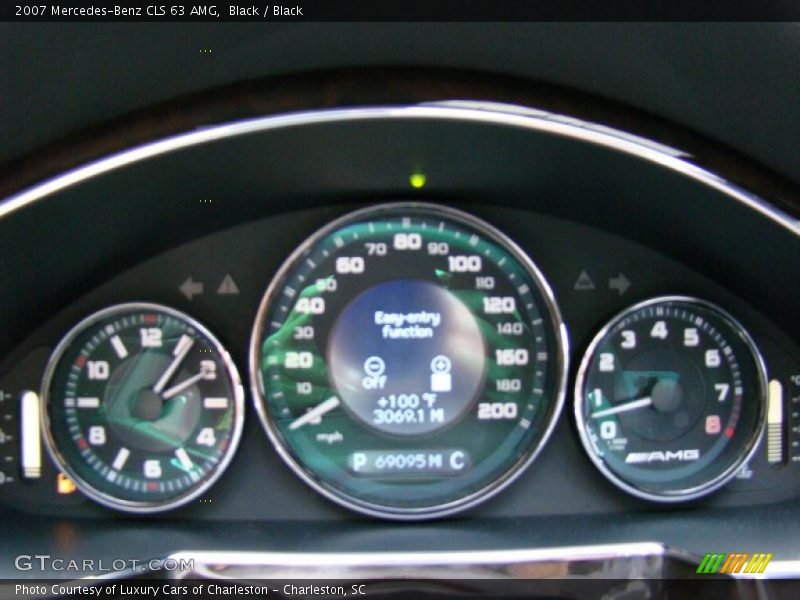 Black / Black 2007 Mercedes-Benz CLS 63 AMG