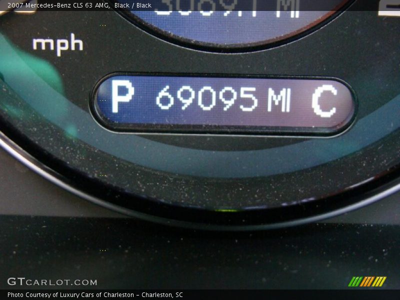 Black / Black 2007 Mercedes-Benz CLS 63 AMG