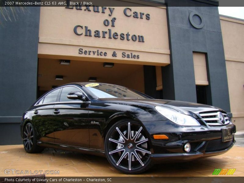 Black / Black 2007 Mercedes-Benz CLS 63 AMG