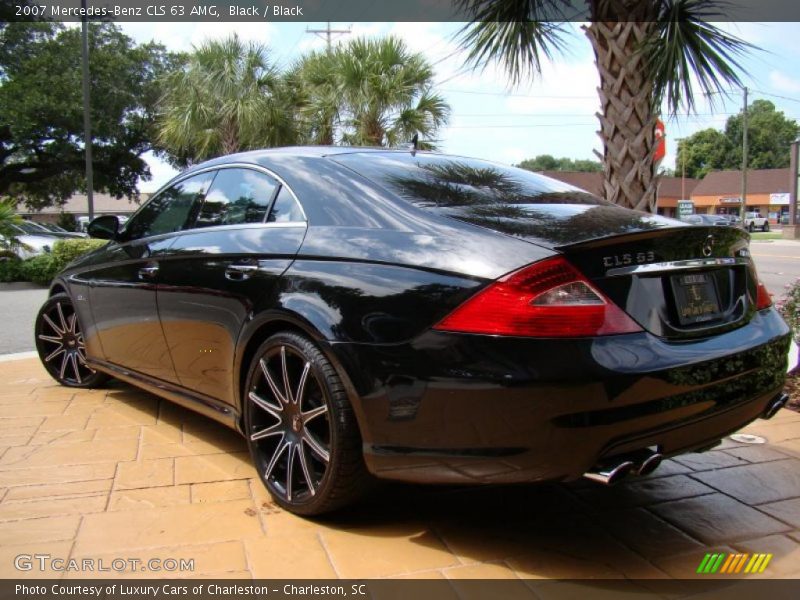 Black / Black 2007 Mercedes-Benz CLS 63 AMG