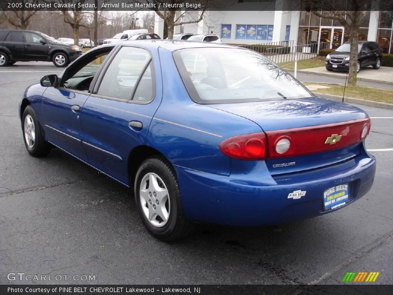 Arrival Blue Metallic / Neutral Beige 2005 Chevrolet Cavalier Sedan