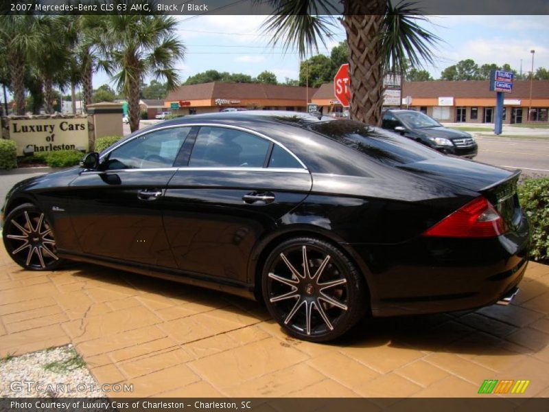 Black / Black 2007 Mercedes-Benz CLS 63 AMG