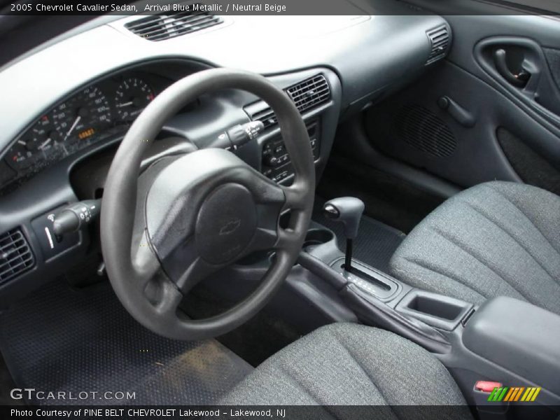Arrival Blue Metallic / Neutral Beige 2005 Chevrolet Cavalier Sedan