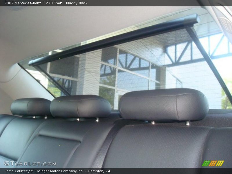 Black / Black 2007 Mercedes-Benz C 230 Sport