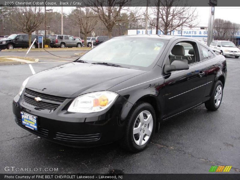 Black / Gray 2005 Chevrolet Cobalt Coupe