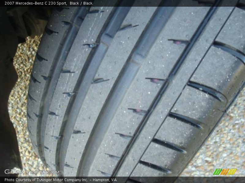 Black / Black 2007 Mercedes-Benz C 230 Sport