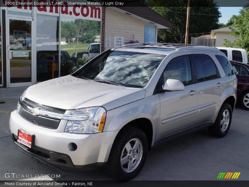 Silverstone Metallic / Light Gray 2008 Chevrolet Equinox LT AWD