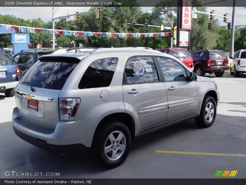 Silverstone Metallic / Light Gray 2008 Chevrolet Equinox LT AWD